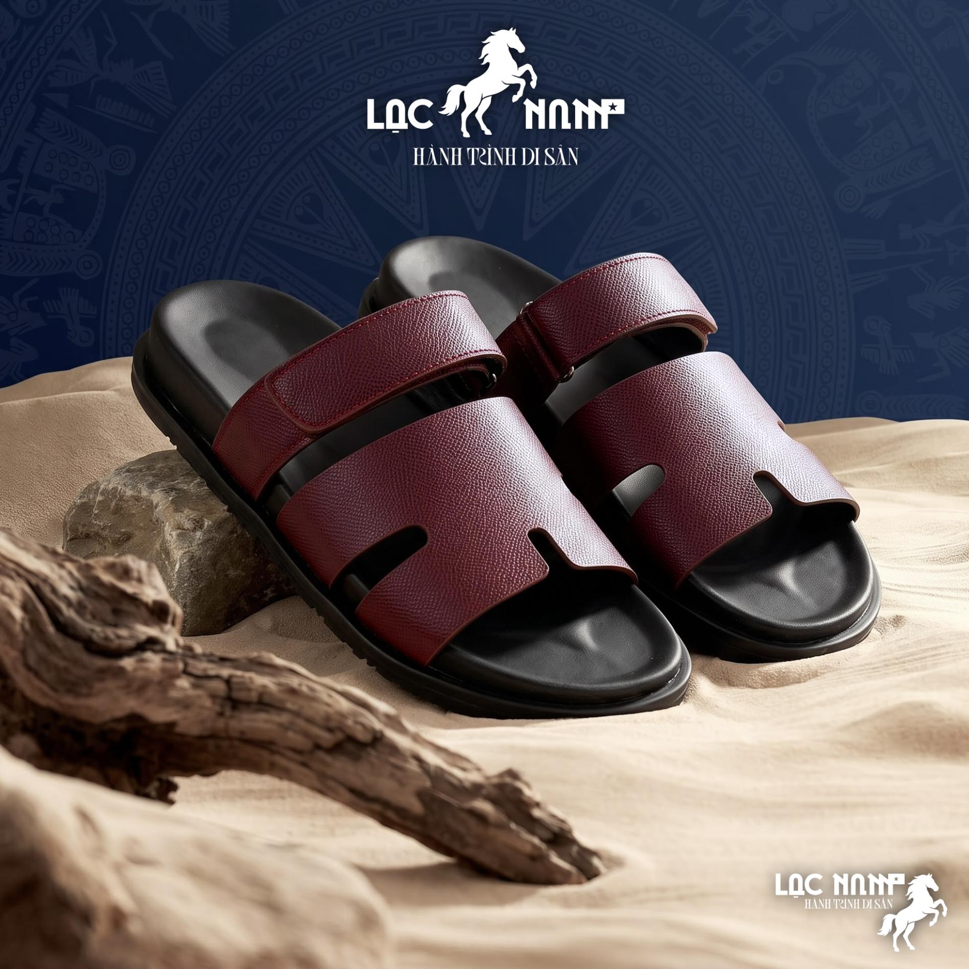 [Premium] Dép Lạc Nam Legacy Sandal Élite Màu Đen Classic Cổ Điển Tôn Trọng, Dép Nam Đi Biển