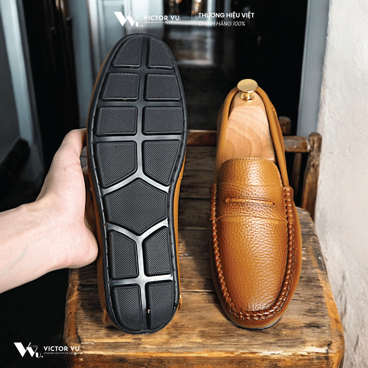 Giày Lười Nam Lạc Nam Dáng Công Sở