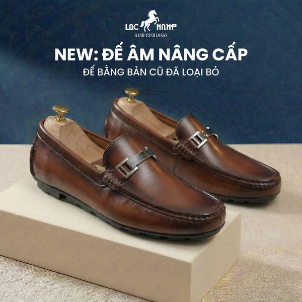 [Premium] Giày Mocassin Thăng Long - Giày Lười Lạc Nam Chính Hãng, Giày Mocca Đế Âm Tốt, Giày Lười Da Nam Đẹp 2026