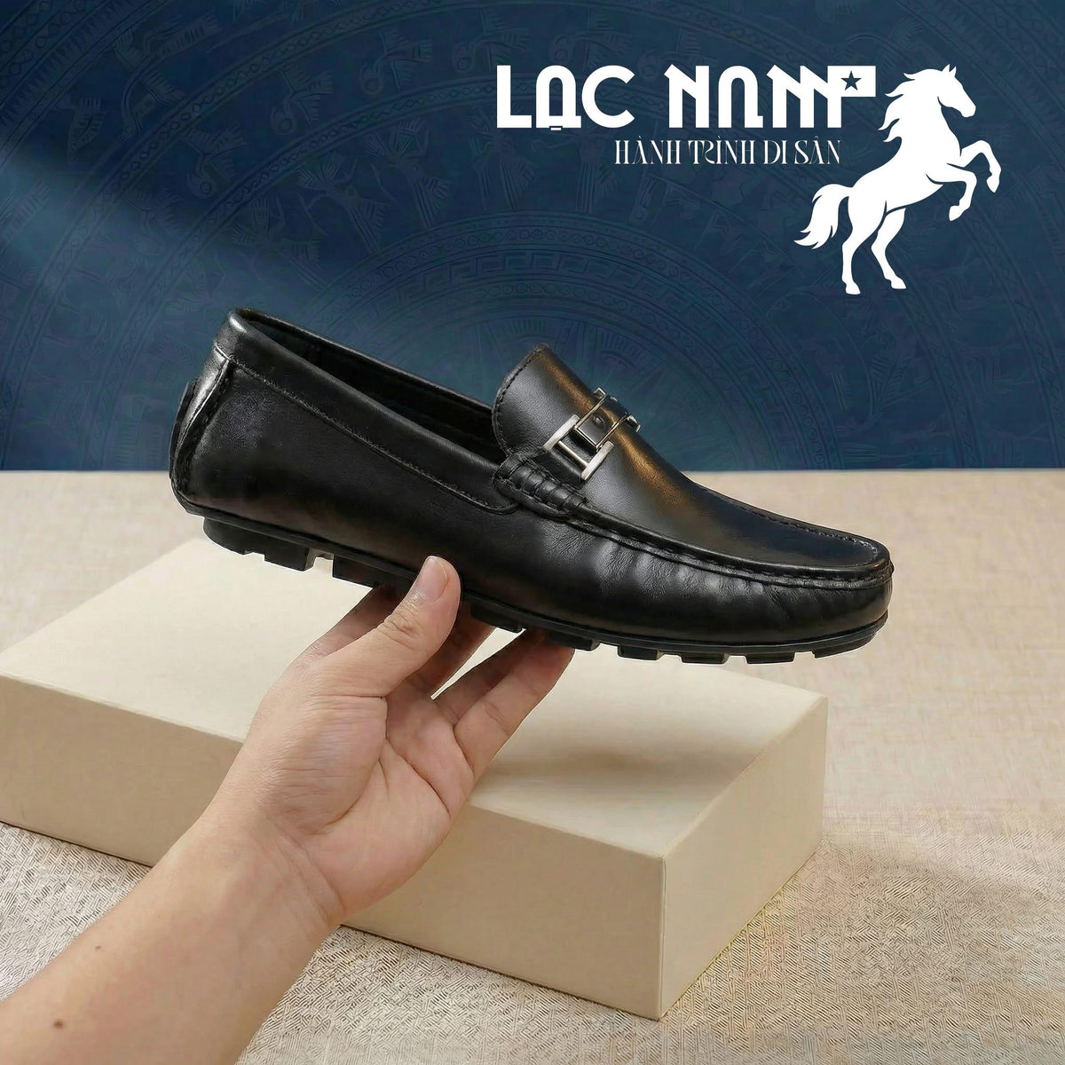 [Premium] Giày Mocassin Thăng Long - Giày Lười Lạc Nam Chính Hãng, Giày Mocca Đế Âm Tốt, Giày Lười Da Nam Đẹp 2026