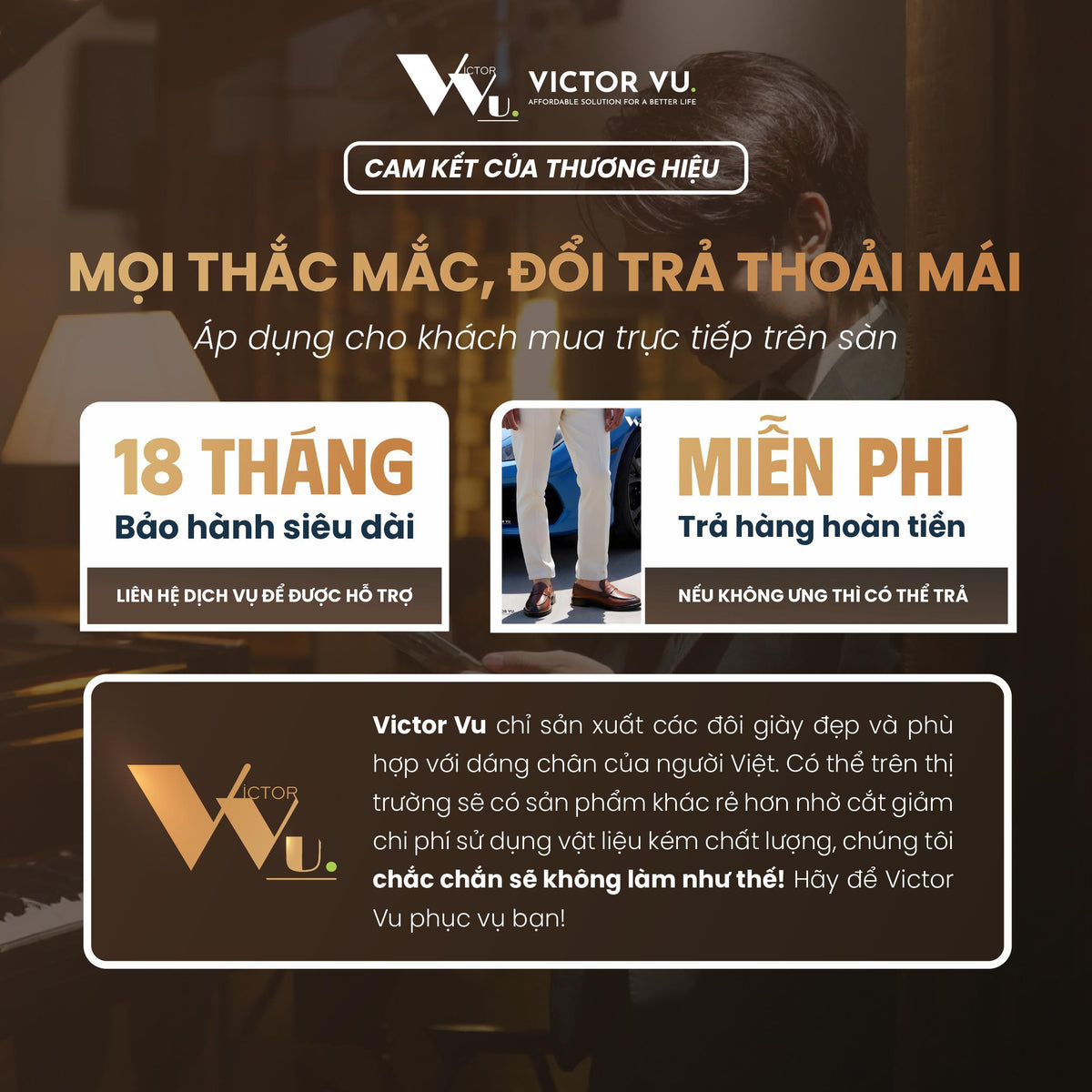 Giày Loafer Nam Lạc Nam Signature Chữ Thập Tăng Chiều Cao 4,5cm